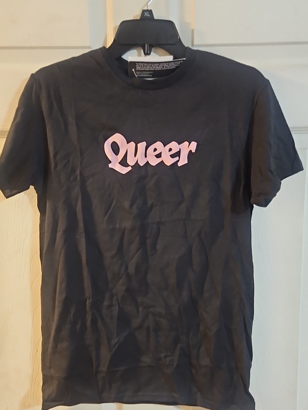 THE PHLUID PROJECT QUEER TEE: BLACK: NEW WITH TAGS: SIZE SMALL